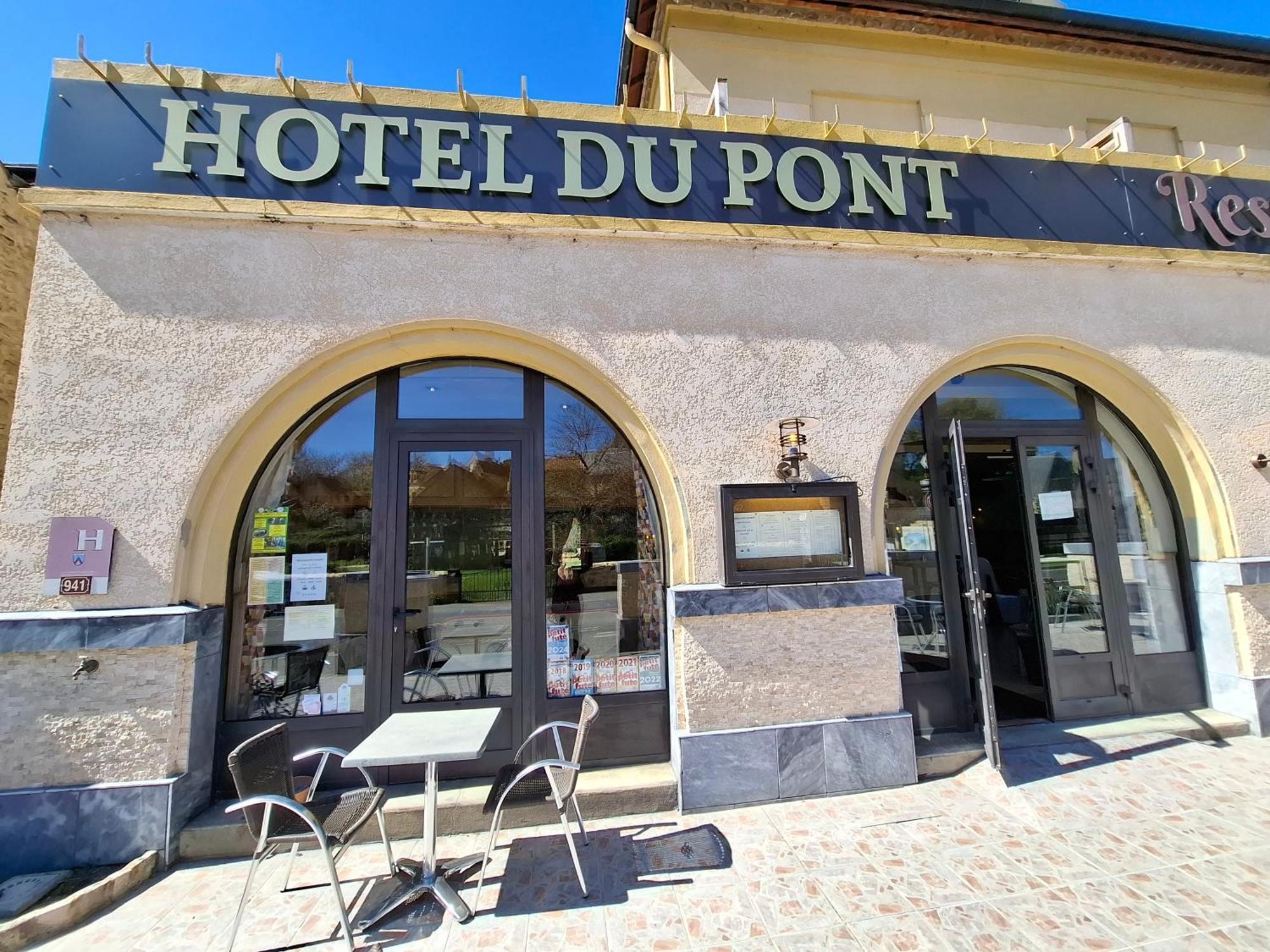 Hotel Du Pont Et Restaurant A Grolejac Exterior photo